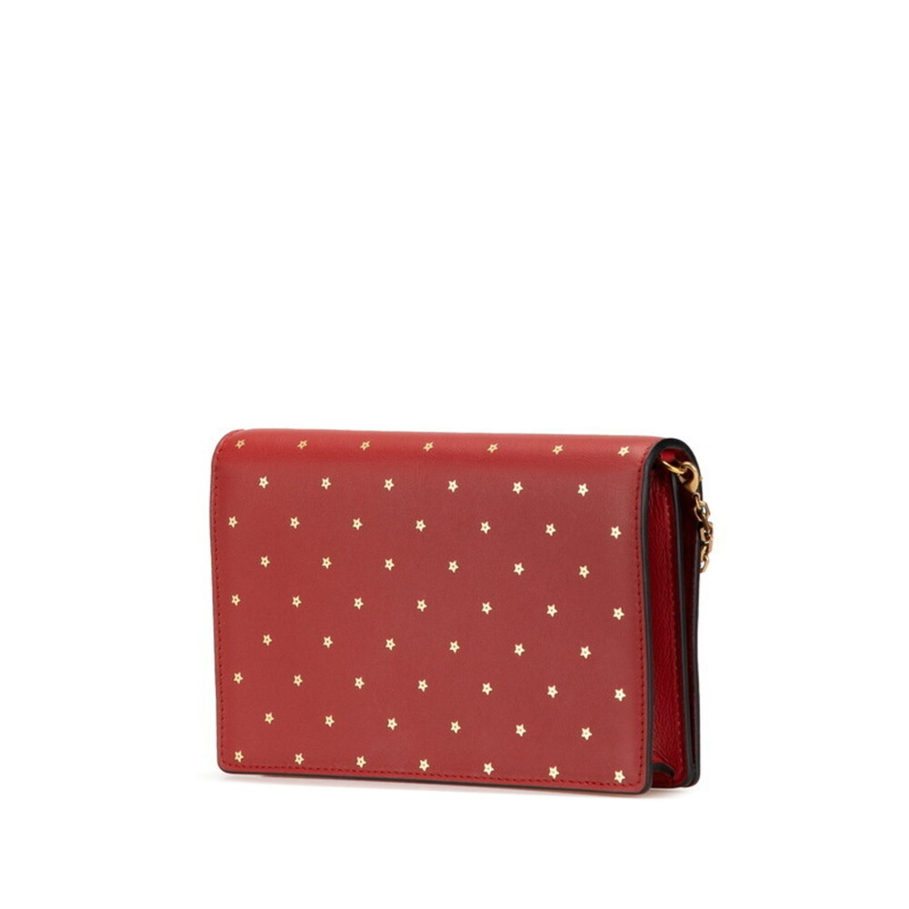 CHRISTIAN DIOR Red Leather Shoulder Bag - Picture 2 of 15